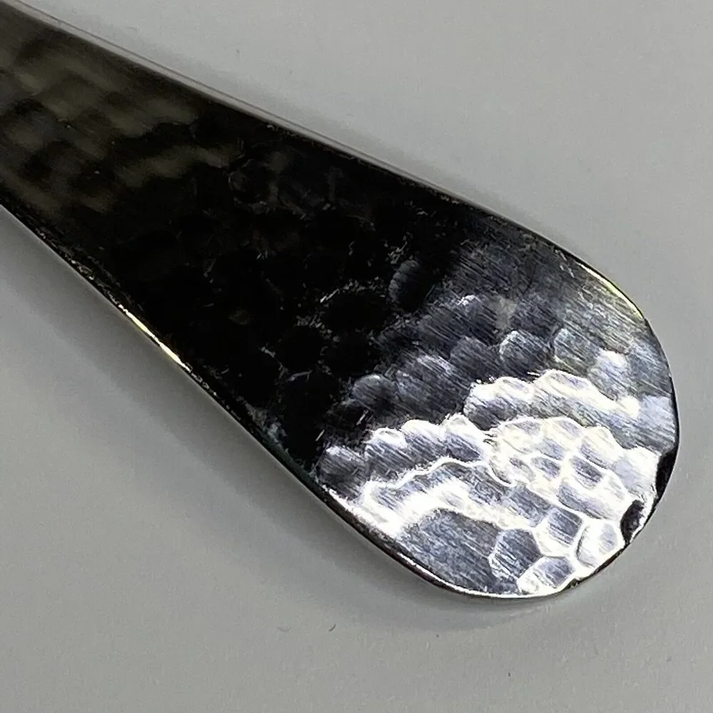 Wallace Continental Sugar Spoon Hammered Handle Stainless‎ 18/0